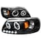 Spec-D Tuning 97-02 Ford Expedition Halo LED Projector Black 2LHP-F15097JM-TM - alternate 1